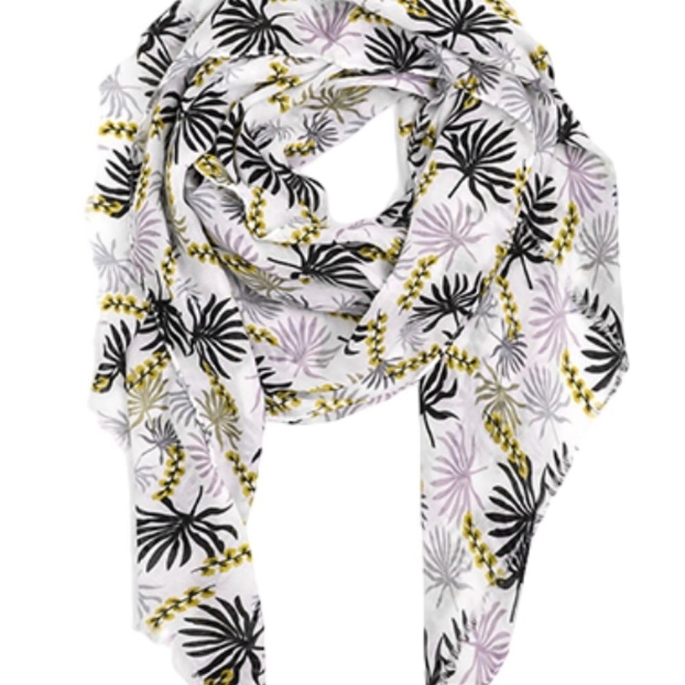 Leaf Print Scarf